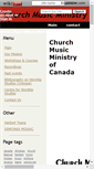 Mobile Screenshot of churchmusicministry.org